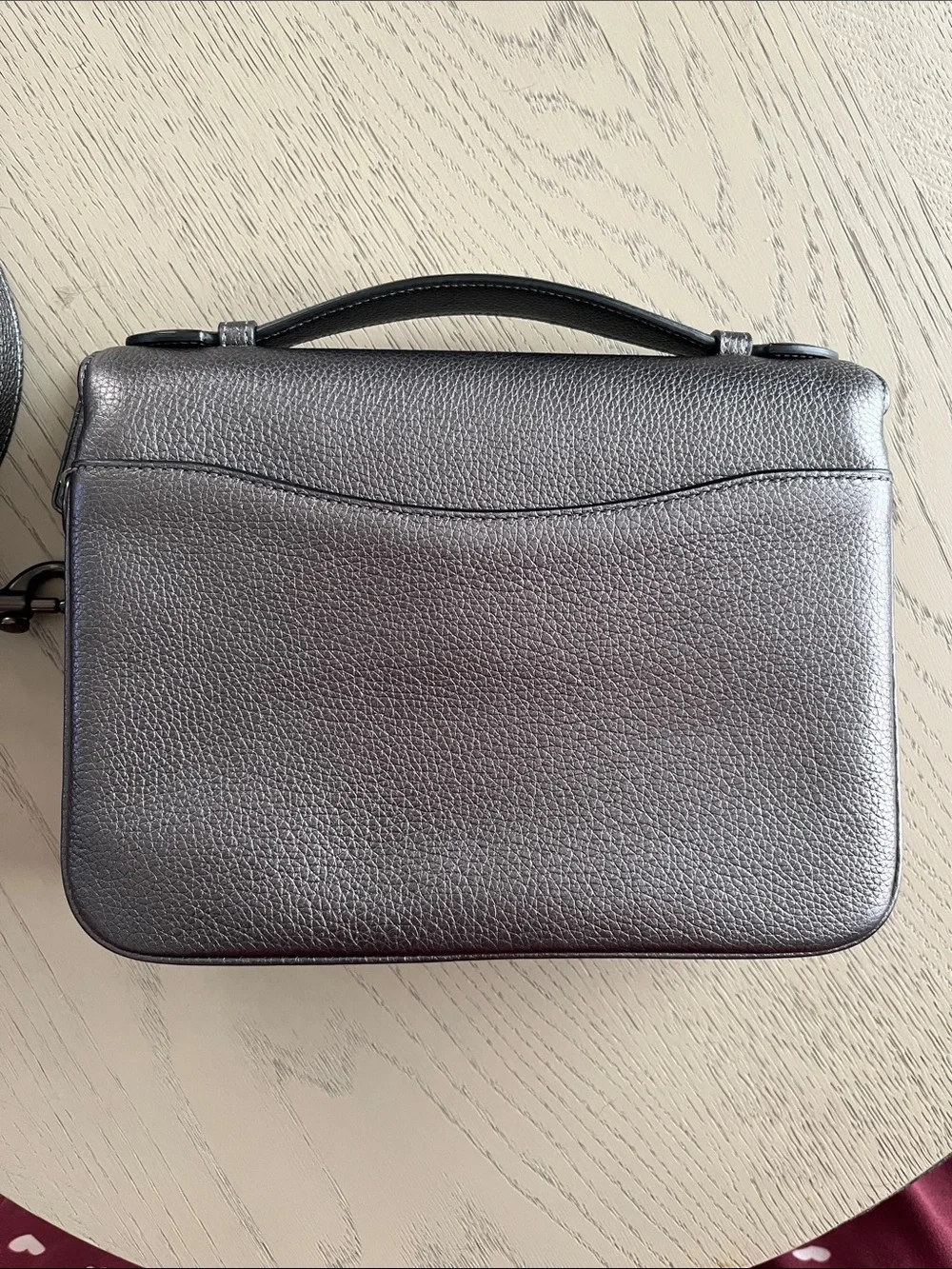 Coach Cassie Crossbody / Metallic Graphite & Novelty Strap - Picture 3 of 17